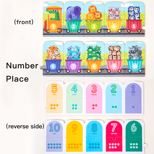 Montessori animale alfabeto Puzzle numero treno cognizione abbinamento giochi da tavolo di apprendimento giocattoli educativi per bambini ragazzi ragazze - Product Image 6