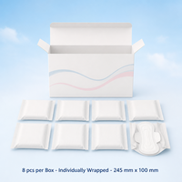 Serviettes hygiéniques quotidiennes en gros pour femmes, douces et confortables, en carton