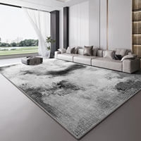 Anpassbare 3D Modern Minimalist Style Wohnzimmer Teppiche rutsch feste dicke Kristall Samt Anti-Noise Fuß matten Home Neuheit