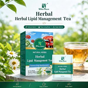 WinsTown Herbal Lipid Management <b>Tea</b> 20 Bags Natural Herbs Blend Plant lngredients Chamomile Ginkgo Biloba <b>Tea</b> For Daily Enjoy - Product Image 2