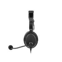 Casque anti-bruit industriel robuste VILSFUL NH11 avec micro PTT rotatif, IP54, filaire, faible latence, SNR 36dB, son Hi-Fi