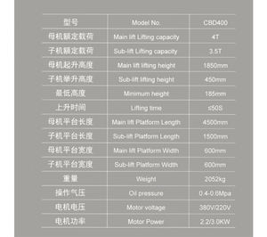 Hydraulische Mobile Elektrische Scherenhebebühne für Autos Kfz-Scherenhebebühne Tragbare Pkw-Scherenhebebühne - Product Image 5