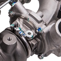 Turbocharger K03 untuk Land Rover Range Rover Evoque untuk 2.0 53039700154 53039700198 53039700237 Baru Air+Oli