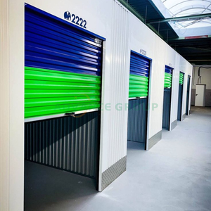 Porte de stockage commerciale enroulable anti-ouragan, résistante aux vents, en tôle, pour mini-entrepôt - Product Image 2