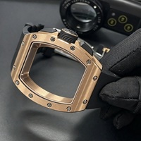 7201 Automatik-Flyback-Chronograph-Uhr mit Skelett-Zifferblatt, Roségoldgehäuse, Lifestyle-Herrenuhr für den täglichen Gebrauch, wasserdichte Uhr