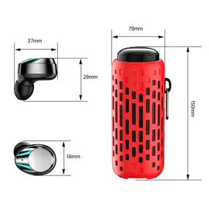 Nieuwe Tws M47 2 In 1 Oordopjes In-Ear Hoofdtelefoon Draagbare Outdoor Hifi Subwoofer Speaker Stereo Ruisonderdrukking Waterdichte Oortelefoon