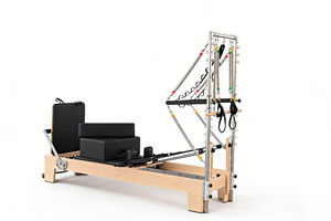 Reformer de Pilates en bois réglable et durable pour usage commercial et domestique, portable pour les studios de <span class=keywords><strong>yoga</strong></span> et de Pilates et la remise en forme - Product Image 2