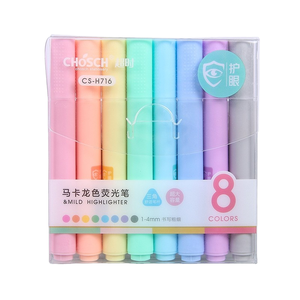 Produttore Logo personalizzato 6 pz/scatola penna evidenziatore pennarelli <span class=keywords><strong>pastello</strong></span> penne fluorescenti acquerello evidenziatore <span class=keywords><strong>Set</strong></span> <span class=keywords><strong>di</strong></span> penne - Product Image 1