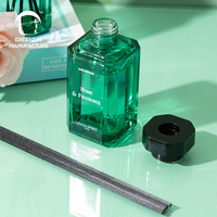 Diffuseur de roseaux en verre personnalisé de haute qualité, meilleur parfum 200ml, parfum de maison, parfum de luxe