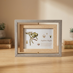 Wooden Photo <b>Frame</b> 4x6 Inch Rectangle Rustic <b>Wall</b> Mount Horizontal Display - Product Image 2