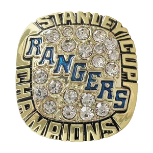 Bague de championnat des <span class=keywords><strong>Rangers</strong></span> de New York de 1994, bijoux commémoratifs sportifs, bague de style rétro classique, objet de collection pour les fans - Product Image 1