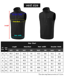 Rompi penghangat Usb baterai elektrik ringan, rompi panas sopir Gilet dengan baterai Musim Dingin - Product Image 6