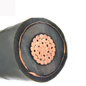 FL2XCY 6/10kv power cable XLPE insulation PVC sheath with cu wire shield and cu tape wrapping IEC 60502
