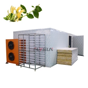 Séchoir à bande maillée automatique à commande PLC, vente chaude en usine, pour le séchage des fleurs de lys, haute efficacité, acier inoxydable 304 - Product Image 1