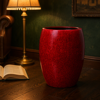 Décoration intérieure, fleurs artificielles contemporaines de luxe, pot en PP verni, durable, léger, capacité de 10 à 30 L, pour la maison, le jardin