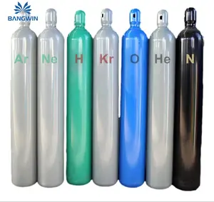 Kapasitas 4L tabung Gas oksigen mulus CO2 Helium silinder hidrogen produsen kapasitas grosir ISO9809-3