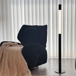 Modern Minimalist LED Floor <strong>Lamp</strong> <strong>Touch</strong> Control Three-color Lighting Living Room/<strong>bedside</strong>/bedroom Use Light Luxury High-end - Product Image 2