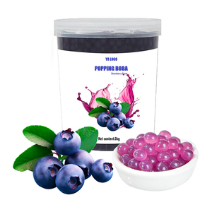 Wholesale 3kg Popping Pink Boba Balls <b>Passion</b> <b>Fruit</b> Concentrate <b>Syrup</b> Sugar Additives Bubble Tea CN/GUA Origin Bag - Product Image 3