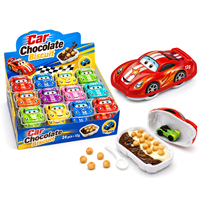 BESTAR Biscuit Croustillant en Forme de Voiture de Course avec Sauce au Chocolat et Jouet à l'Intérieur