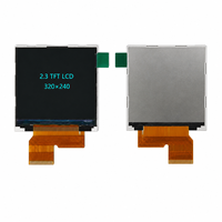 Maßgefertigtes 2,3 Zoll IPS TFT LCD Display-Modul LED-Hintergrundbeleuchtung 320x240 SPI-Schnittstelle 2,8V Logik Kaffeemaschinen-Bedienfeld HMI-Kit