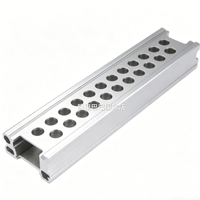 Dissipateur thermique en aluminium anodisé usiné CNC pour lasers haute puissance