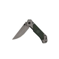 Couteau de poche pliable tactique personnalisé pour l'extérieur, acier inoxydable 3CR13, manche G10, couteau utilitaire de survie et de chasse, équipement de plein air