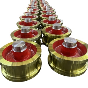 Giàn cần cẩu và cần cẩu trên không sử dụng bánh xe thép trên đường ray đặt giá bánh xe du lịch lớn hai mặt - Product Image 1