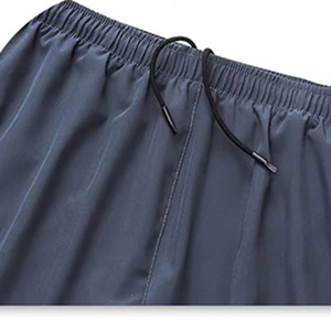 กางเกงวิ่งแบบกำหนดเอง แห้งเร็ว ฟิตเนส สีดำ กางเกงสองชั้น ออกกำลังกาย เทรนนิ่ง เพาะกาย กางเกงผู้ชาย - Product Image 5