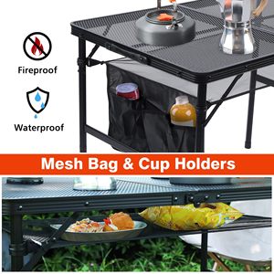 Venta caliente muebles de exterior personalizados jardín moderno portátil económico <span class=keywords><strong>plegable</strong></span> negro malla comedor <span class=keywords><strong>mesa</strong></span> <span class=keywords><strong>plegable</strong></span> para eventos - Product Image 3