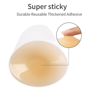 Sticky <strong>Bra</strong> With Silicone Nipple Cover Lifting Breast Invisible Traceless Strong Sticky Silicone <strong>Bra</strong> - Product Image 2