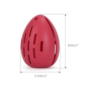Silicone Cosmetic Sponge Case Small Hollow Out Portable Cover Simple Style <b>Makeup</b> <b>Storage</b> Bag <b>For</b> Powder Puff - Product Image 2