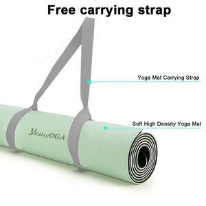 Tapete de Yoga con Nuevo Diseño, Venta al por Mayor, 6mm/8mm, Impresión Personalizada, Alta Calidad, Ecológico, de un Solo Color/Doble Color, Duradero, de TPE - Product Image 3