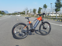 VTT à batterie cachée, suspension intégrale, 27,5 pouces, moteur central Bafang 48V, 8 vitesses, batterie 14Ah, vélo de montagne électrique