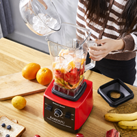 Machine à mélanger professionnelle OEM ODM pour café, hôtel et usage domestique, avec bouton de réglage à 5 vitesses, capacité de 2,5 L, pour la préparation de glace pilée