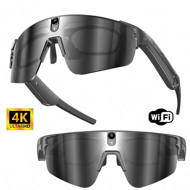 L805 Sports Sunglasses 4K HD Anti-Shake 8Mp Camera & 3D Stereo Speakers UV400 Outdoor Sport AI Road Cycling Smart Glasses