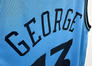 Новая 2025 баскетбольная майка Los Angeles 0 Westbrook 1 Harden <span class=keywords><strong>2</strong></span> Leonard 13 George с принтом Сити синие американские рубашки оптом - Product Image 3