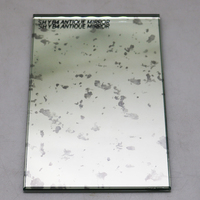 Miroir antique décoratif en verre, sur mesure, fait main, à motifs, rétro, vieilli, sans cadre, mural, luxe, pour hôtel