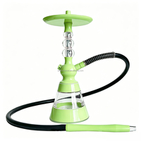 Ensemble complet de chichas et narguilés en acrylique multicolores avec tuyau en silicone, personnalisable