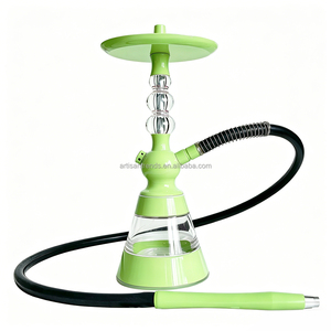 Ensemble complet de chichas et narguilés en acrylique multicolores avec tuyau en silicone, personnalisable - Product Image 5