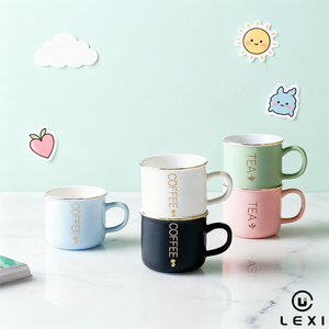 <span class=keywords><strong>Tazza</strong></span> in Ceramica da 200ml con Motivi Animali Colorati, Bicchiere Creativo per Ristorante, Casa, Famiglia, Amici, Ufficio - Product Image 2