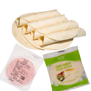 Burrito Mexicano con Sabor a Zanahoria, Envoltorios de Pastelería de 6, 8 y 10 Pulgadas Disponibles para Uso Comercial <span class=keywords><strong>en</strong></span> Puestos Callejeros - Product Image 3