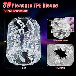 Trillingen Automatische Zuiger Roterende Mannelijke Masturbator Cup Kunstvagina Echte <span class=keywords><strong>Pussy</strong></span> Seksspeeltjes Voor Mannen - Product Image 4