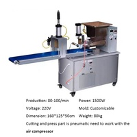 Machine automatique d'extrusion de barres protéinées, de découpe et de division de pâtes à gâteaux et biscuits, et presse à tortillas pour tacos et burritos du Mexique