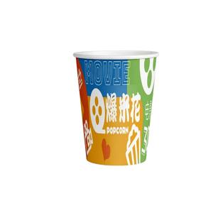 Prix de gros : Seau à popcorn, gobelets en papier alimentaire, seau à boisson réutilisable en plastique avec couvercle - Product Image 4