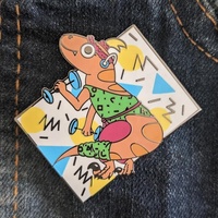 Épinglette personnalisée en émail souple, épinglette en émail dur, badge métallique avec logo, motif dessin animé avec paillettes, impression UV, anime mignon, fabrication sur mesure