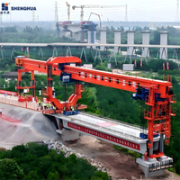 Equipo de lanzamiento de vigas de alta calidad para autopistas y ferrocarriles, pórtico de lanzamiento avanzado, alcance de 30-50m, capacidad de 200t, motor de servicio A5-A7