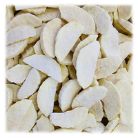 100% natuurlijke, hoogwaardige, groothandel bulk FD perzikplakjes, gezonde, casual, knapperige snacks
