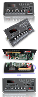 Amplificateur de karaoké portable Craftsman pour scène domestique, composants en plastique et aluminium, 25W*2, Hifi numérique, priorité micro, 12V