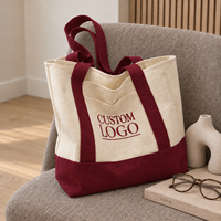 Sac fourre-tout en toile de coton imprimé sur mesure, color-block, avec poche avant, idéal pour la gym, le yoga, le fitness et le sport – Vente directe usine