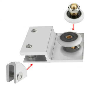 ลูกกลิ้งประตูห้องอาบน้ำอะลูมิเนียมอัลลอยด์ ลื่นไหล ใช้งานในห้องน้ำ - Product Image 3